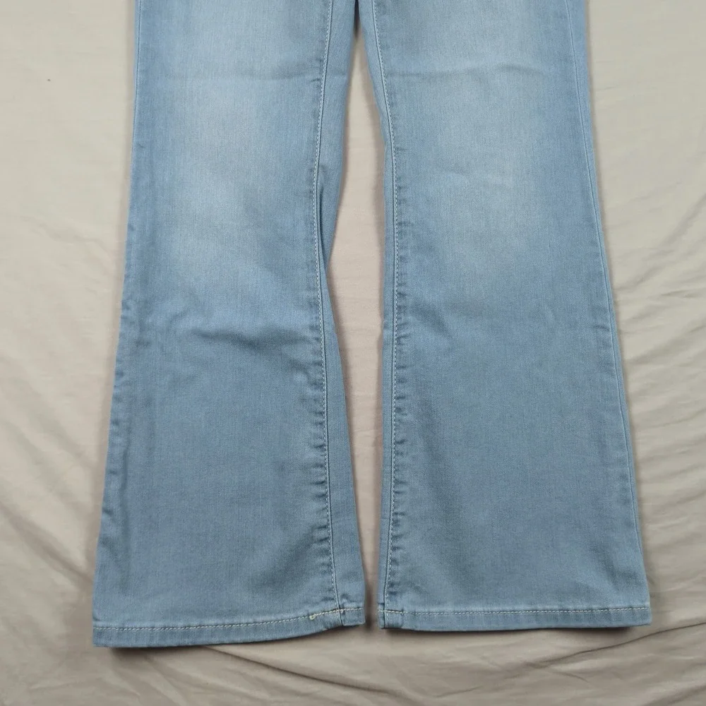 Free People Jeans‎ Womens XS 24 Blue Boot Cut Cropped In My Feelings Stretch